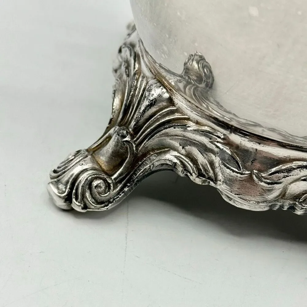 F B Rogers Silver Co. Silver Plated Vintage 19th Century Tea Pot #2670